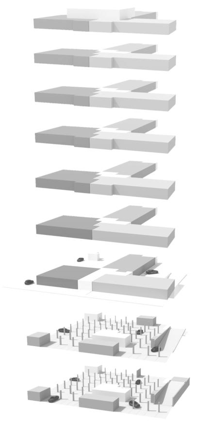 BELLEVUE CAMPUS Tempelhofer Weg Exploded View